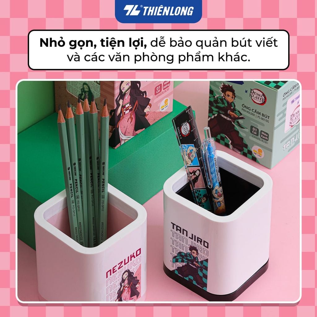 Ống cắm bút Thiên Long PS-007/DS - Phiên bản Demon Slayer