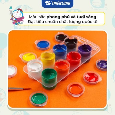 Bộ 8 Màu nước Thiên Long Colokit WACO-C06/DO - Phiên bản Nobita Và Câu Chuyện Thế Giới Trong Tranh 2025