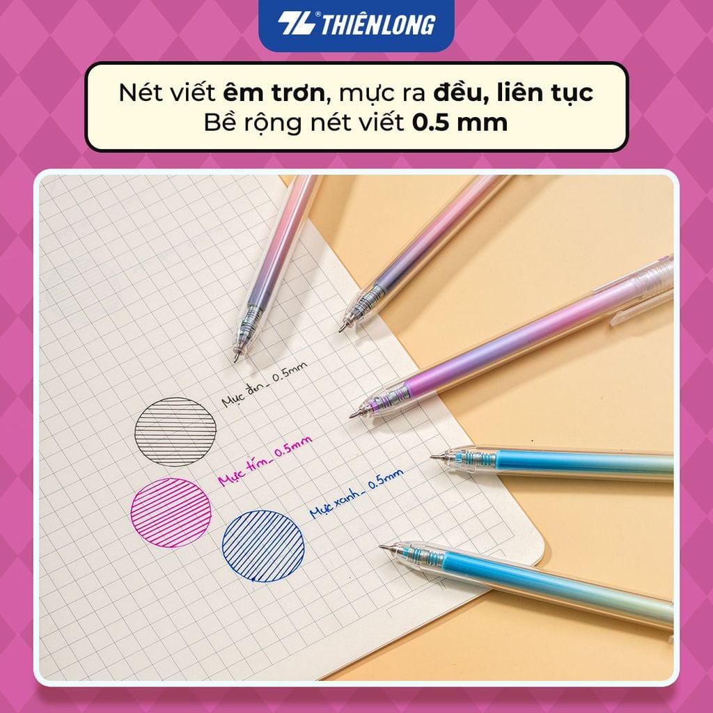 Bút gel Minimalist Thiên Long Gel-072/PLUS