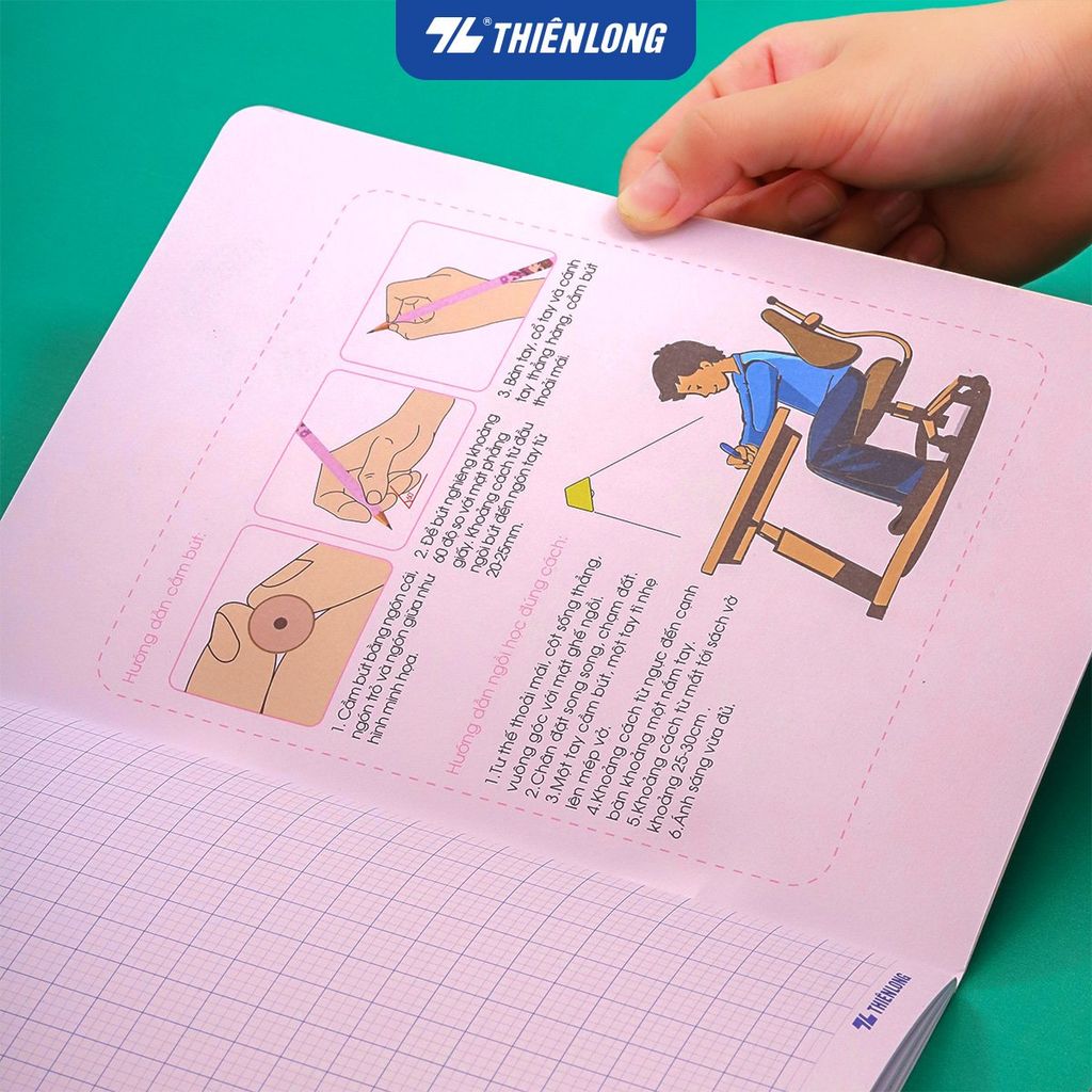 Combo 5/10 Tập học sinh chống lem 48 trang 4 ô ly vuông 2.5mm 120gsm Thiên Long NB-119/AK - Akooland thế giới học cụ thần kỳ - Mẫu ngẫu nhiên