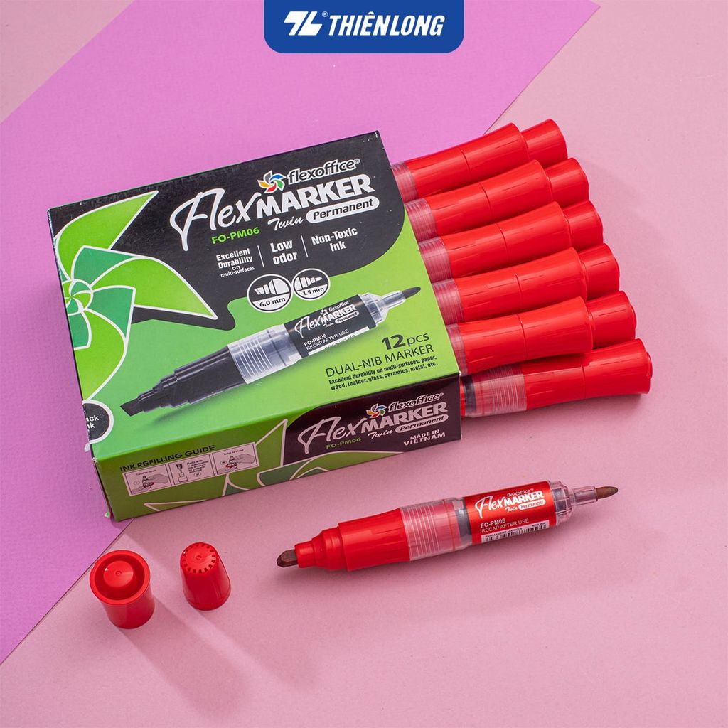 Bút lông dầu Flexoffice Flex Marker FO-PM06/XK - Hàng xuất khẩu