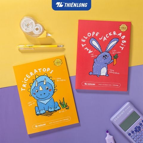 Tập học sinh chống lóa 96 trang 4 ô ly vuông 2mm 80gsm Thiên Long NB-133 - Mẫu ngẫu nhiên