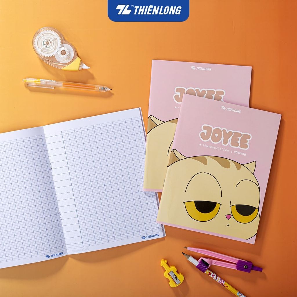 Tập học sinh 96 trang 4 ô ly vuông 60 gsm Điểm 10 TP-NB028 (hình ngẫu nhiên)