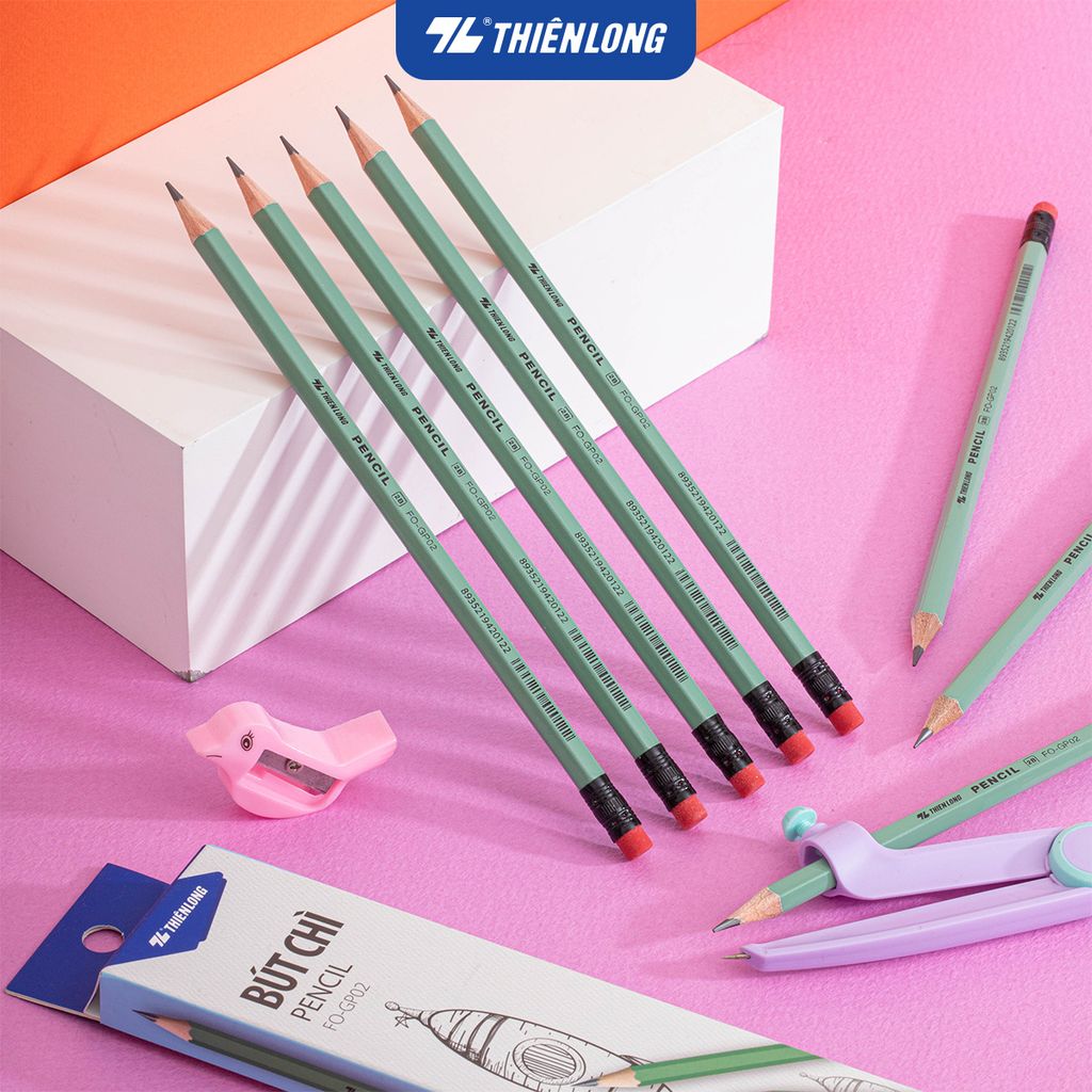 Combo 20 Bút chì gỗ 2B Flexoffice FO-GP02