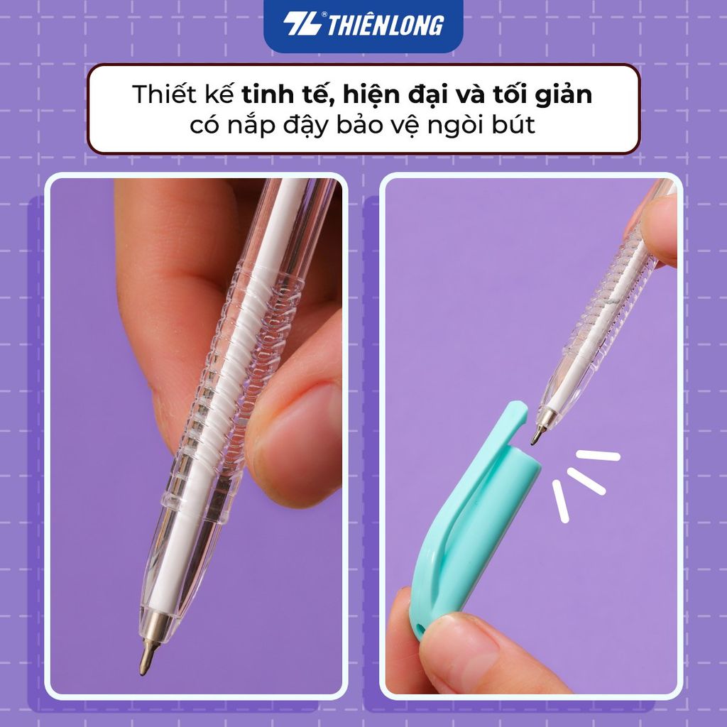 Bút gel B - Buttersmooth Gel Thiên Long GELB-035 - Premium Tip viết êm, trơn