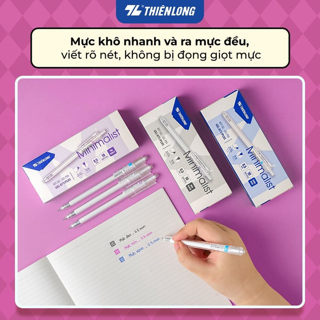 Bút gel Minimalist Thiên Long Gel-071/PLUS