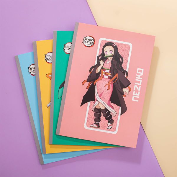 Tập vở Thiên Long 80/120 trang kẻ caro 6mm 70gsm - dành cho học sinh, sinh viên - Phiên bản Demon Slayer