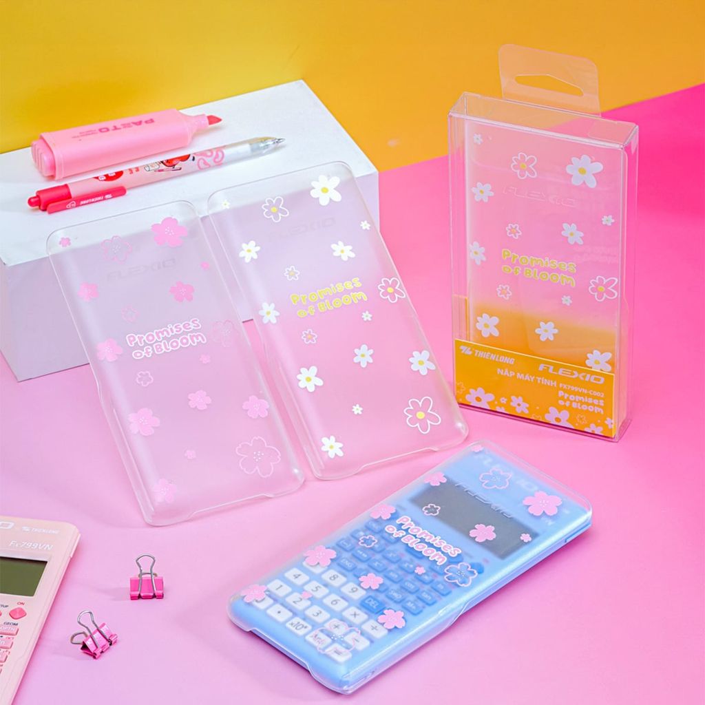 Nắp máy tính khoa học Thiên Long sắc xuân Bính Ngọ 2026 Fx799VN