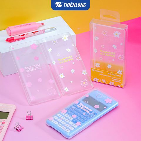 Nắp máy tính khoa học FX799VN Thiên Long sắc hoa