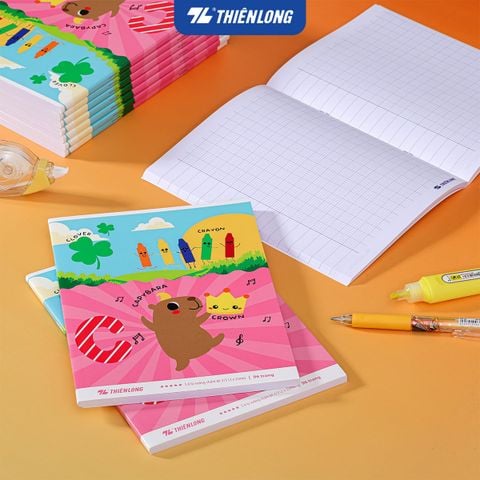 Tập học sinh 96 trang 5 ô ly vuông 100 gsm Điểm 10 TP-NB075 (hình ngẫu nhiên)