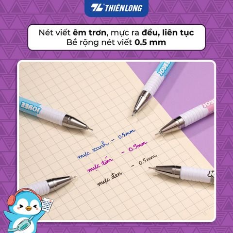Combo 5/10/20 Bút gel Joyee Thiên Long GEL-067 - Mực khô siêu nhanh