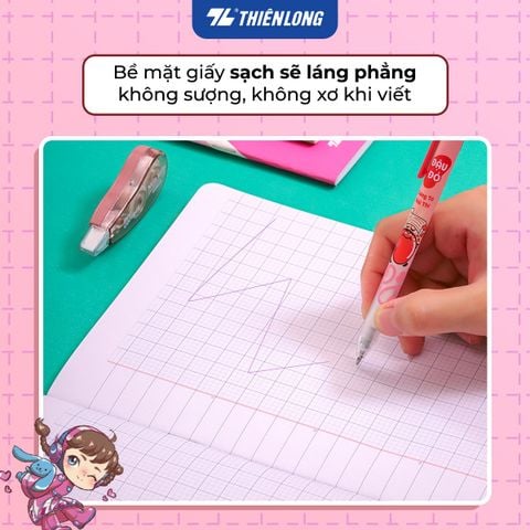 Combo 5/10 Tập học sinh chống lem 48 trang 4 ô ly vuông 2.5mm 120gsm Thiên Long NB-119/AK - Akooland thế giới học cụ thần kỳ - Mẫu ngẫu nhiên
