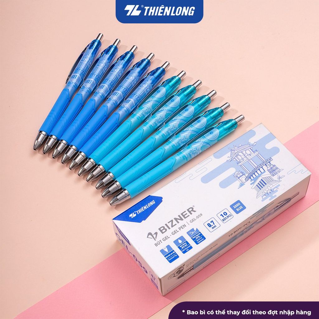 Bút gel cao cấp Thiên Long Bizner - Premium Tip - Mực không phai màu