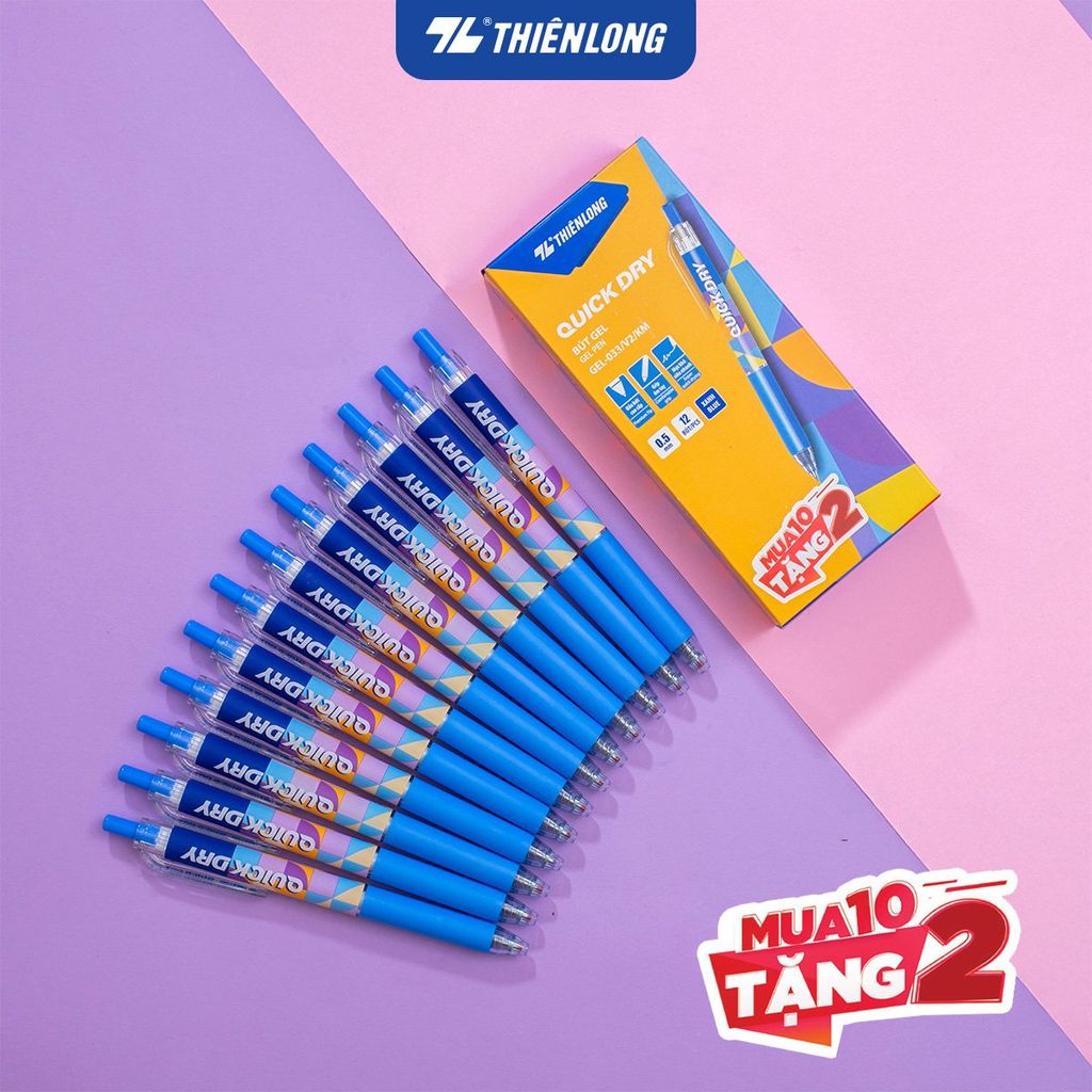 [MUA 10 TẶNG 02] Bút gel, bút gel B Thiên Long - Tặng thêm 02 bút cùng loại