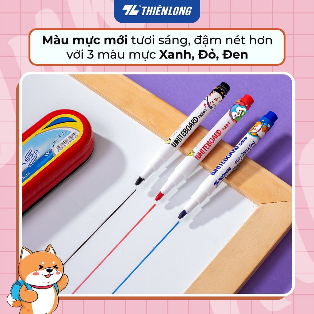 Combo 20 Bút lông bảng Thiên Long WB-02
