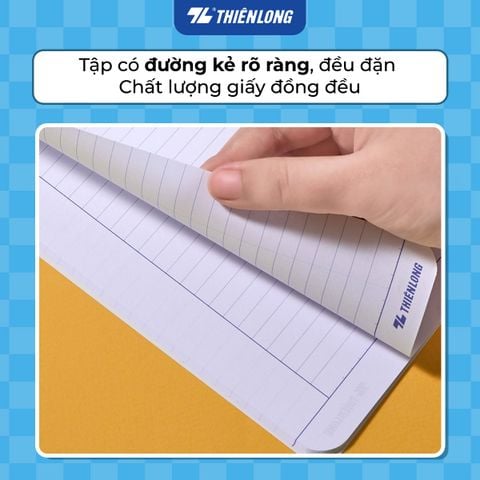 Tập học sinh 80 trang kẻ ngang 7mm 70 gsm Thiên Long Buddies Travel TP-NB103 – Mẫu ngẫu nhiên