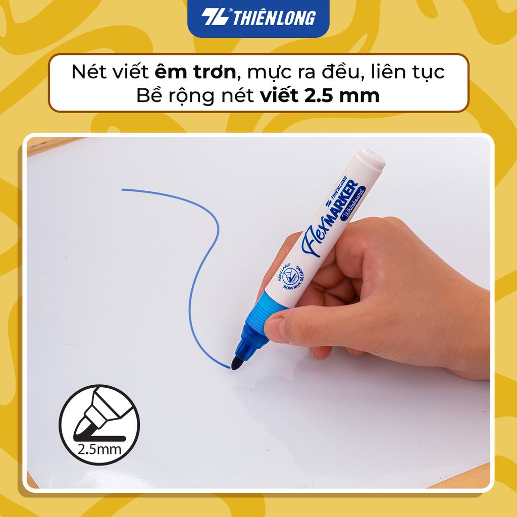 Combo 20 Bút lông bảng FlexOffice FO-WB02/VN