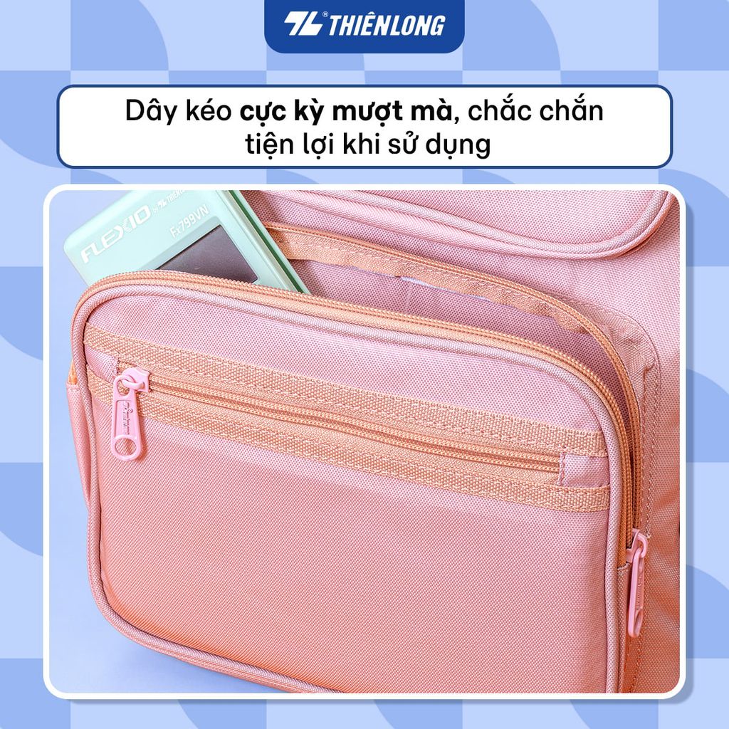 Cặp - Balo học sinh Thiên Long Lite BP-038 – Siêu nhẹ 440g, chống thấm nước