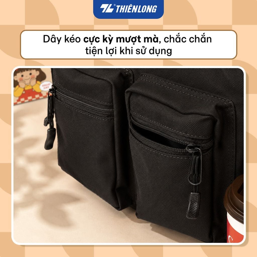 Cặp - Balo học sinh Thiên Long Me-Pack BP-041 – Siêu nhẹ 480g, ngăn laptop 14 inch