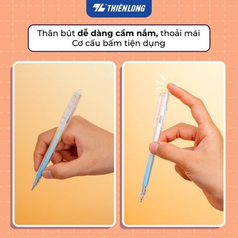 Combo 10 Bút gel Minimalist Thiên Long Gel-072