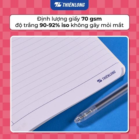 Tập học sinh 120 trang kẻ ngang 7mm 70 gsm Thiên Long Buddies Travel TP-NB104 - Mẫu ngẫu nhiên