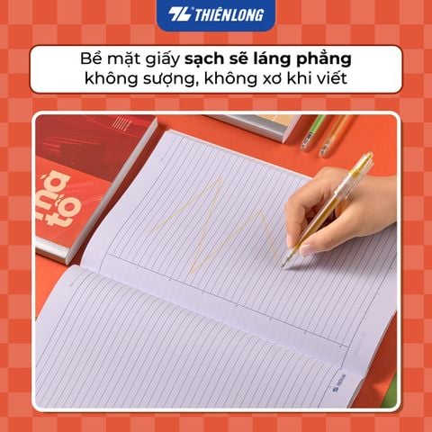 Tập may gáy A4 360 trang kẻ ngang 7mm 60 gsm Thiên Long NB-154 – Mẫu ngẫu nhiên