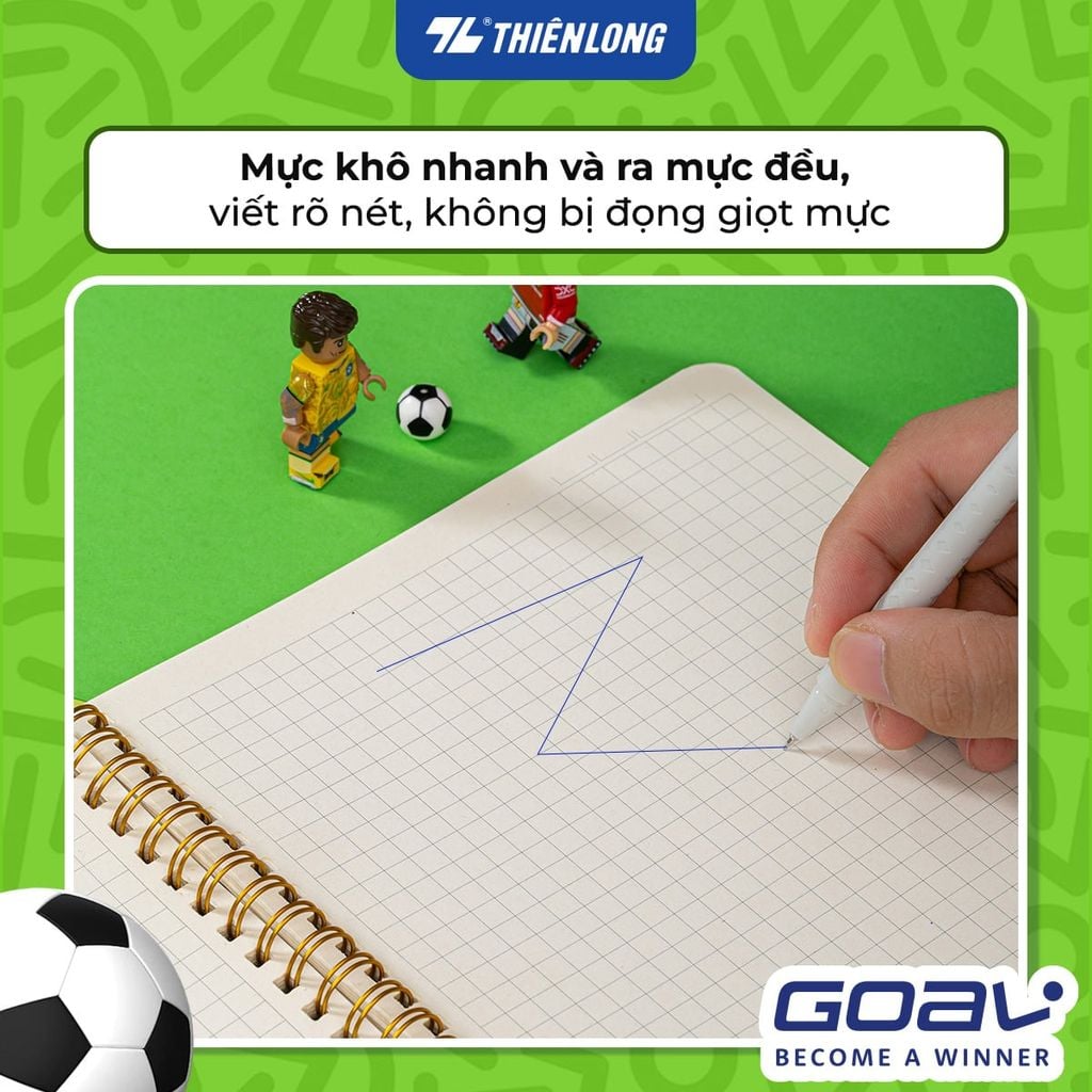 Bút Gel Thiên Long GOAL GEL-051 Quick Dry – 0.5mm
