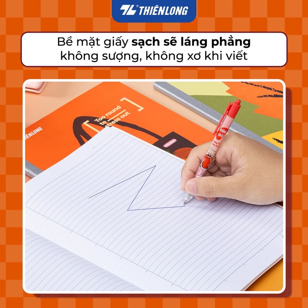 Tập học sinh Thiên Long 200 trang kẻ ngang 7mm 60gsm - Mẫu ngẫu nhiên