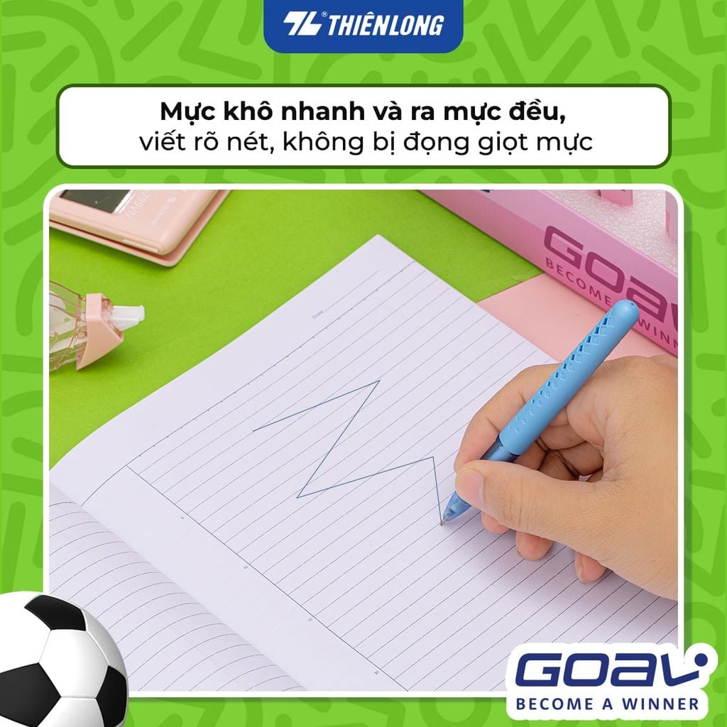 Bút Gel Thiên Long GOAL GEL-052 Quick Dry – 0.5mm