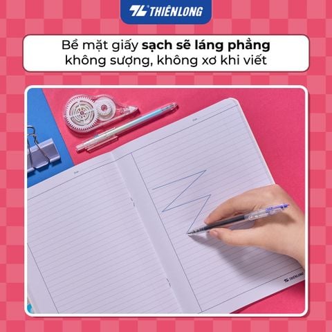 Tập học sinh 120 trang kẻ ngang 7mm 70 gsm Thiên Long Buddies Travel TP-NB104 - Mẫu ngẫu nhiên