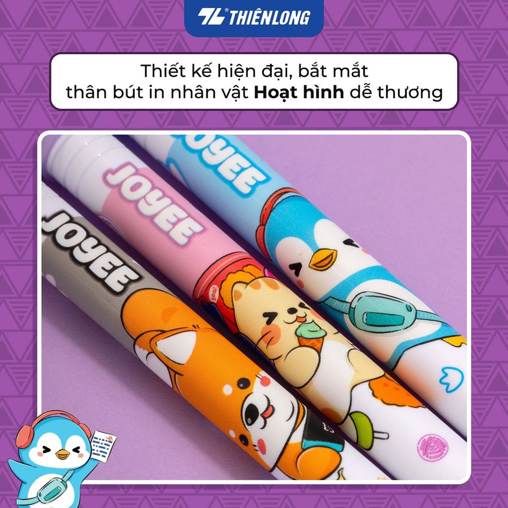 Combo 5/10/20 Bút gel Joyee Thiên Long GEL-067 - Mực khô siêu nhanh
