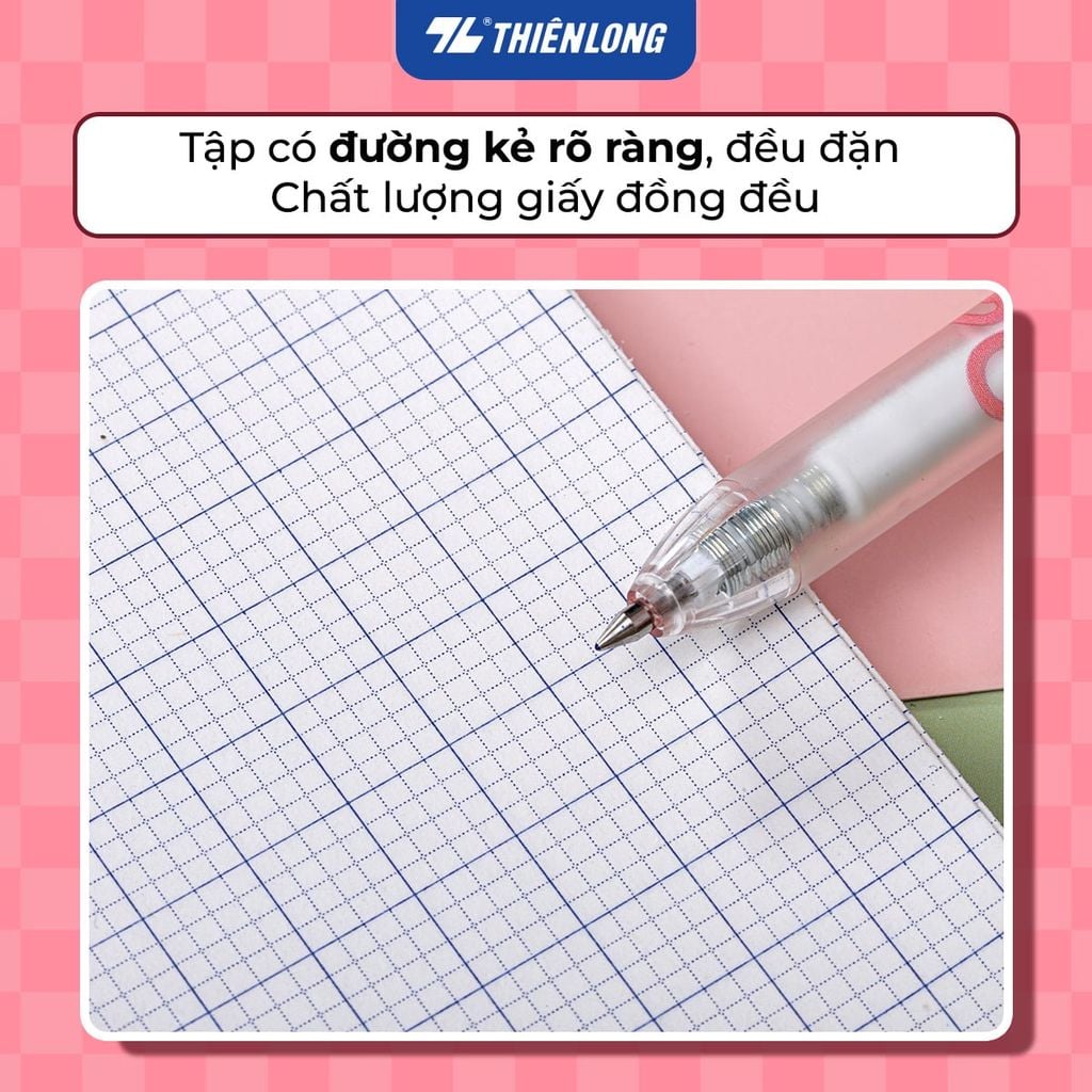 Tập học sinh 96 trang 4 ôly vuông 100 gsm Thiên Long KINDAYS - Mẫu ngẫu nhiên