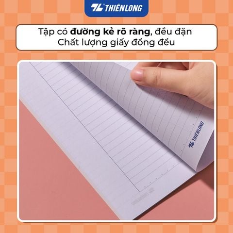 Tập học sinh 80 trang kẻ ngang 7mm 60 gsm Thiên Long NB-097 – Mẫu ngẫu nhiên