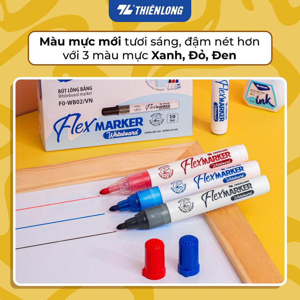 Combo 20 Bút lông bảng FlexOffice FO-WB02/VN