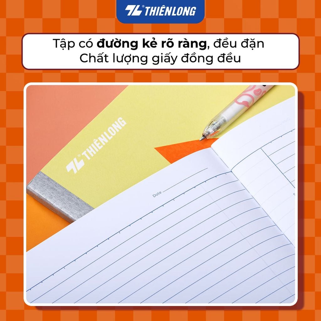 Tập học sinh Thiên Long 200 trang kẻ ngang 7mm 60gsm - Mẫu ngẫu nhiên