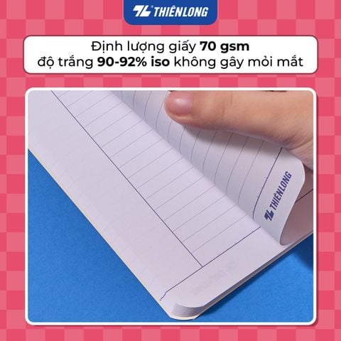 Tập học sinh 120 trang kẻ ngang 7mm 70 gsm Thiên Long Buddies Travel TP-NB104 - Mẫu ngẫu nhiên