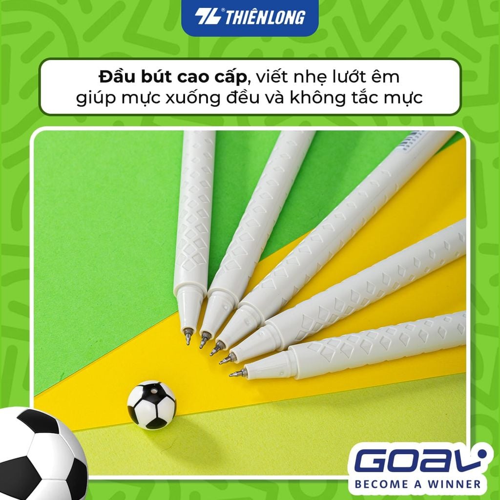 Bút Gel Thiên Long GOAL GEL-051 Quick Dry – 0.5mm