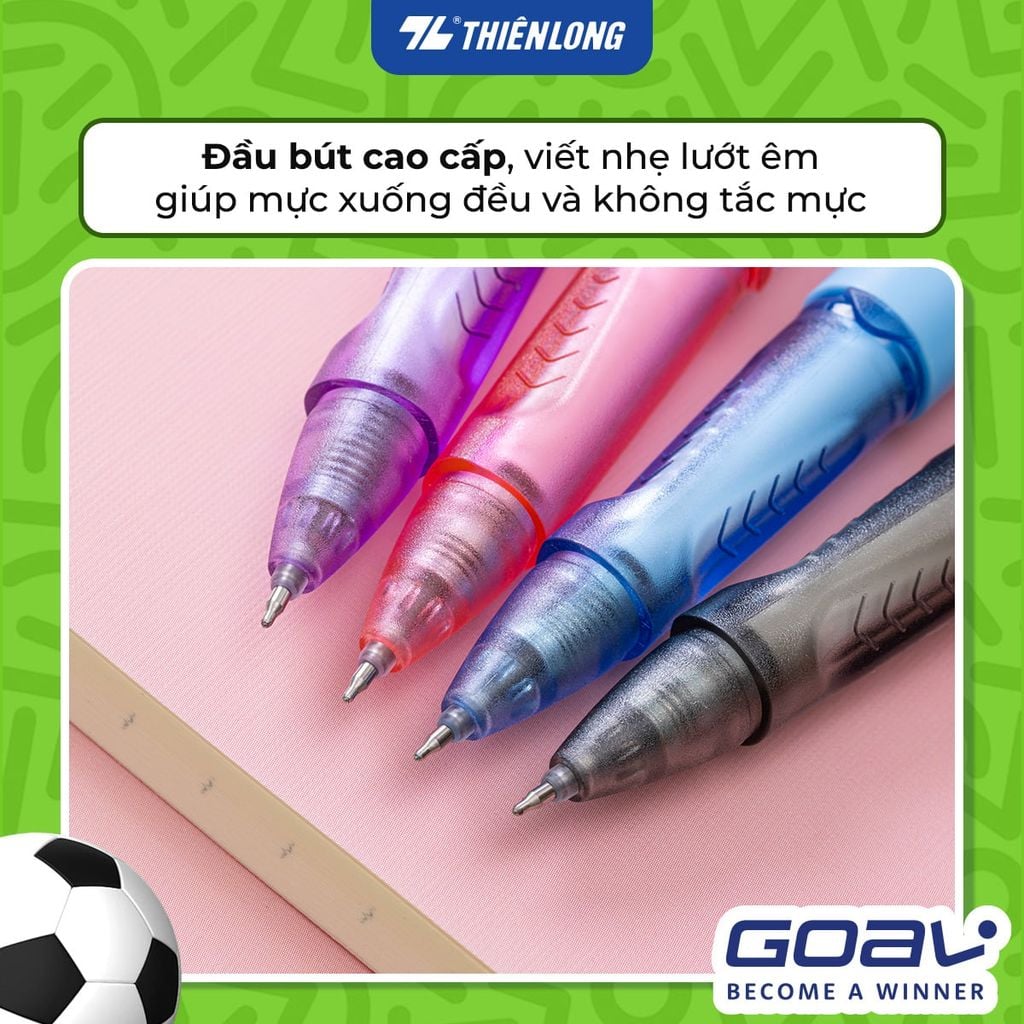 Bút Gel Thiên Long GOAL GEL-052 Quick Dry – 0.5mm