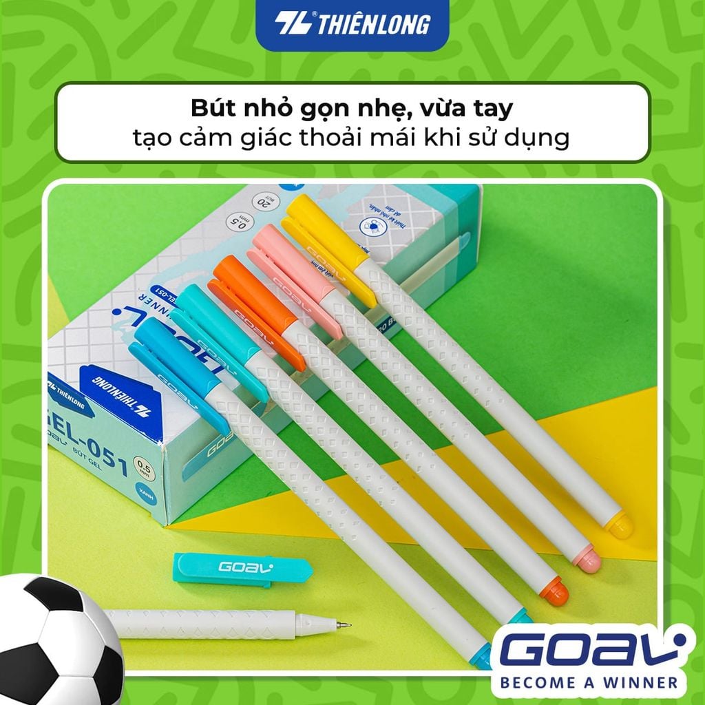 Bút Gel Thiên Long GOAL GEL-051 Quick Dry – 0.5mm