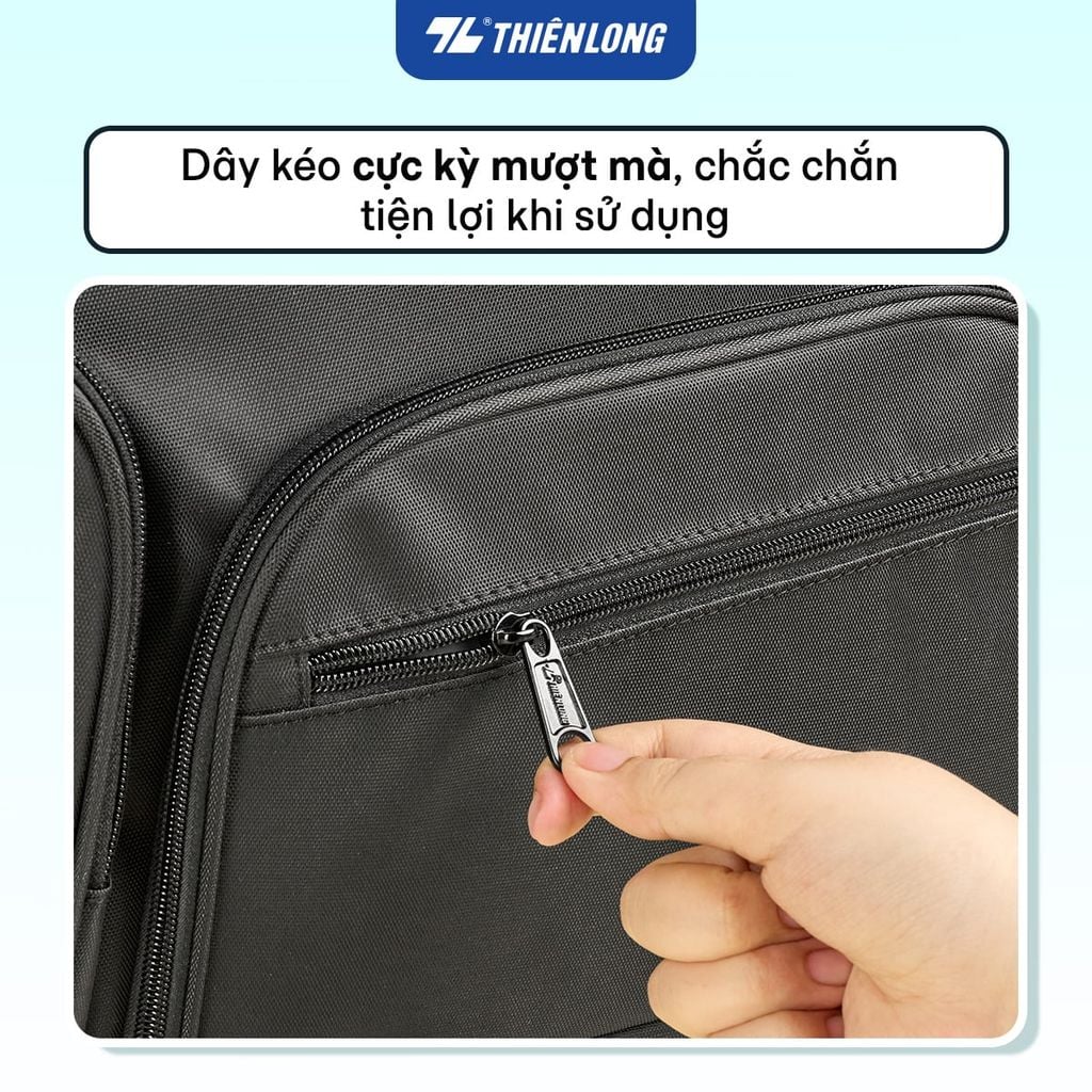 Cặp - Balo đa năng Thiên Long BP-042/01 – 2 kiểu đeo, chống sốc laptop 15.6 inch
