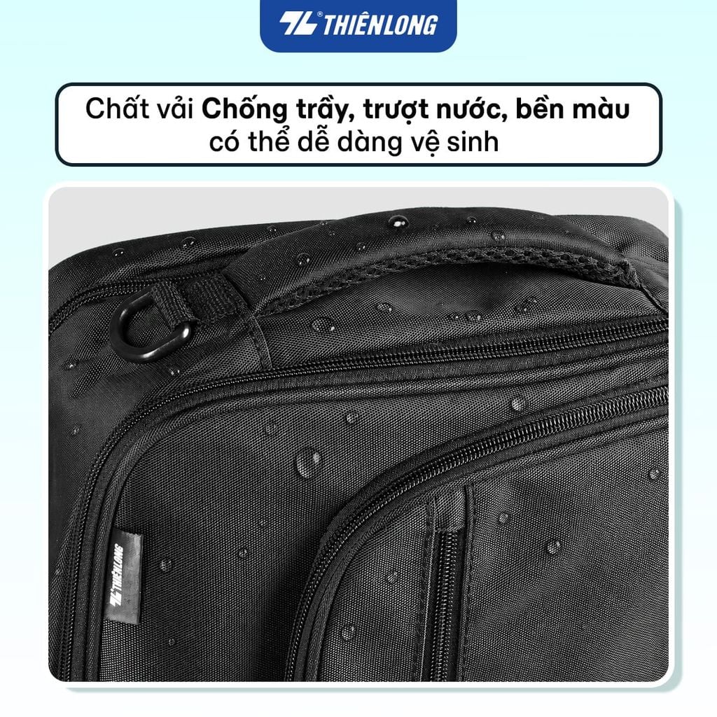 Cặp - Balo đa năng Thiên Long BP-042/01 – 2 kiểu đeo, chống sốc laptop 15.6 inch