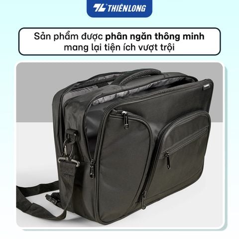 Cặp - Balo đa năng Thiên Long BP-042/01 – 2 kiểu đeo, chống sốc laptop 15.6 inch
