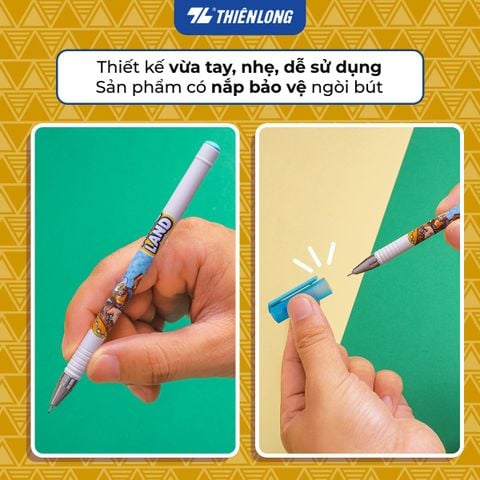 Combo 5/10/20 Bút gel Akooland Dasi Thiên Long GEL-073/AK - Mực khô siêu nhanh
