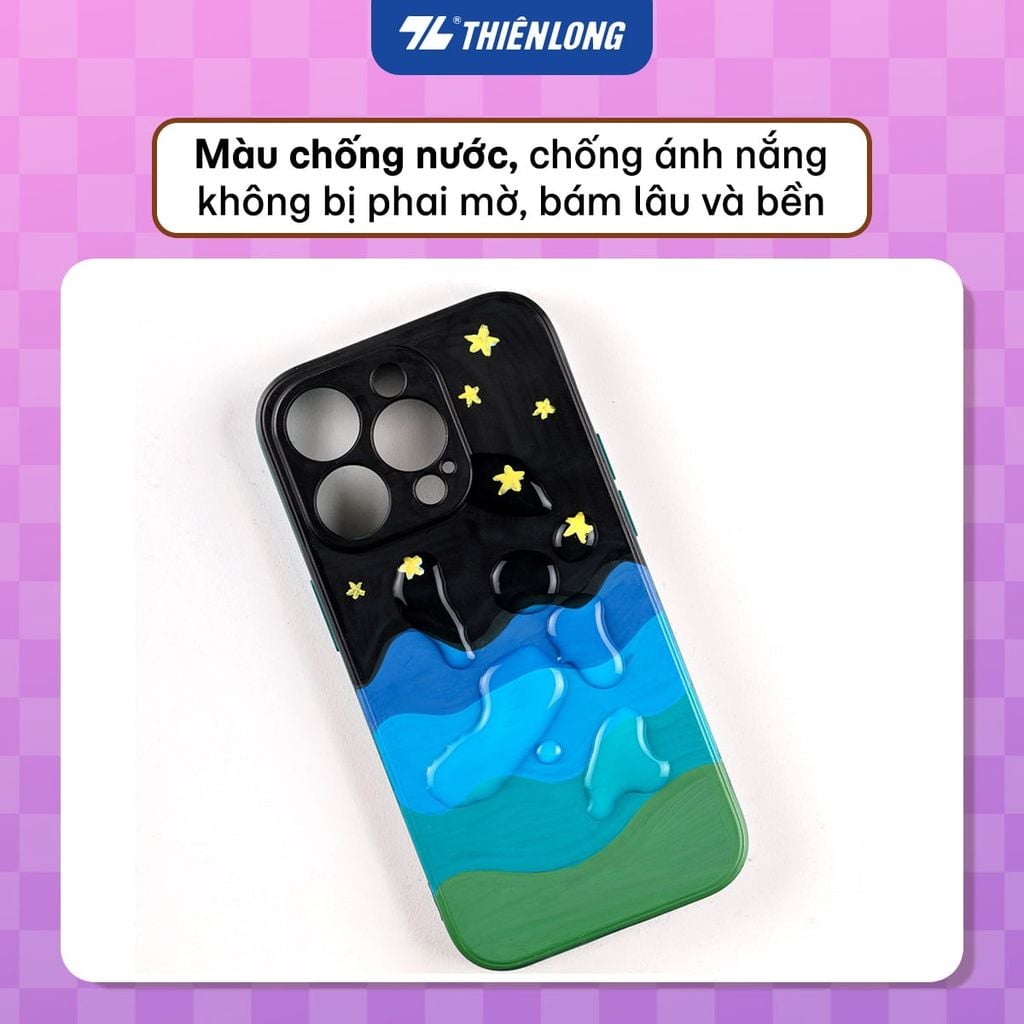 Pastel Acrylic Markers Bút sơn/ Bút lông 6/12/24 màu ThiênLong Colokit - Màu sắc tươi sáng, Mượt tay đều màu