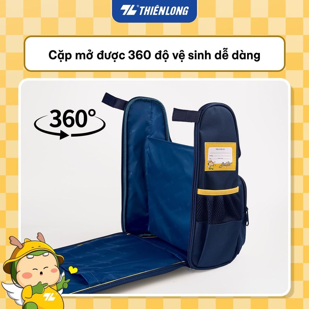 Cặp - Balo học sinh chống gù Thiên Long Baby Gon BP-016/BG