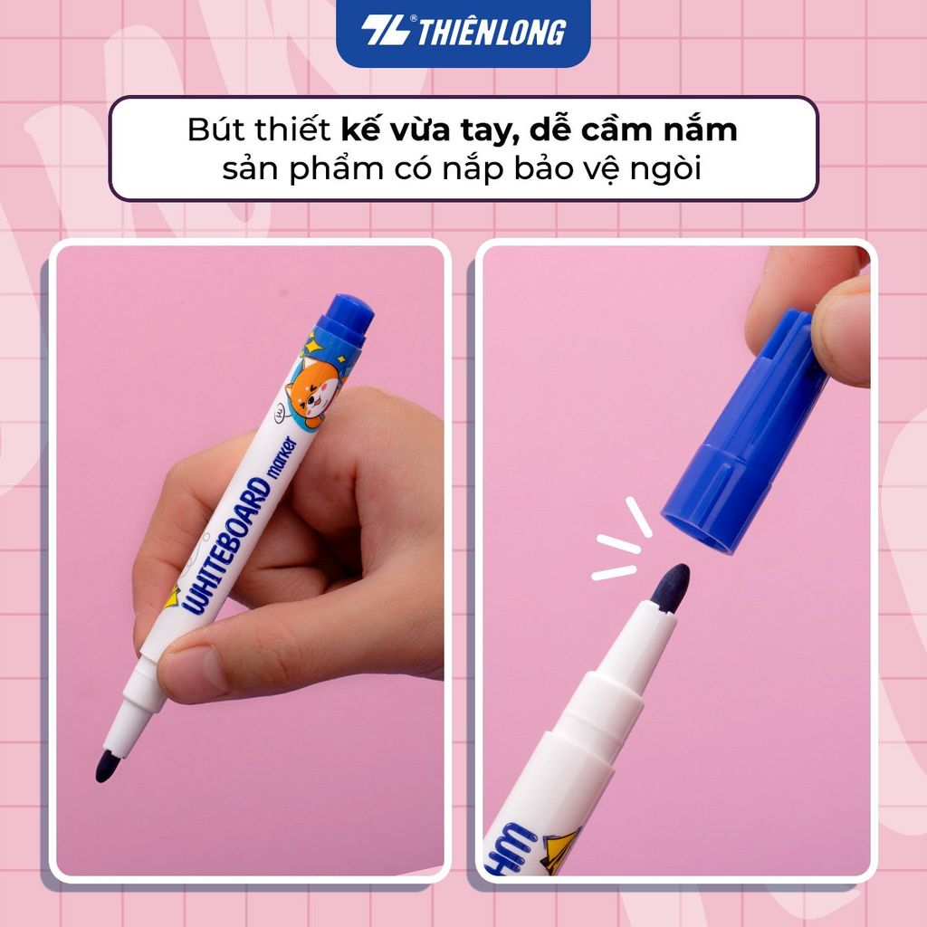 Combo 20 Bút lông bảng Thiên Long WB-02