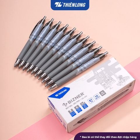 Bút gel cao cấp Thiên Long Bizner - Premium Tip - Mực không phai màu