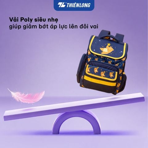 Cặp - Balo chống gù Ergo Joy Thiên Long BP-037 – Siêu nhẹ, thoáng khí, bảo vệ cột sống cho bé
