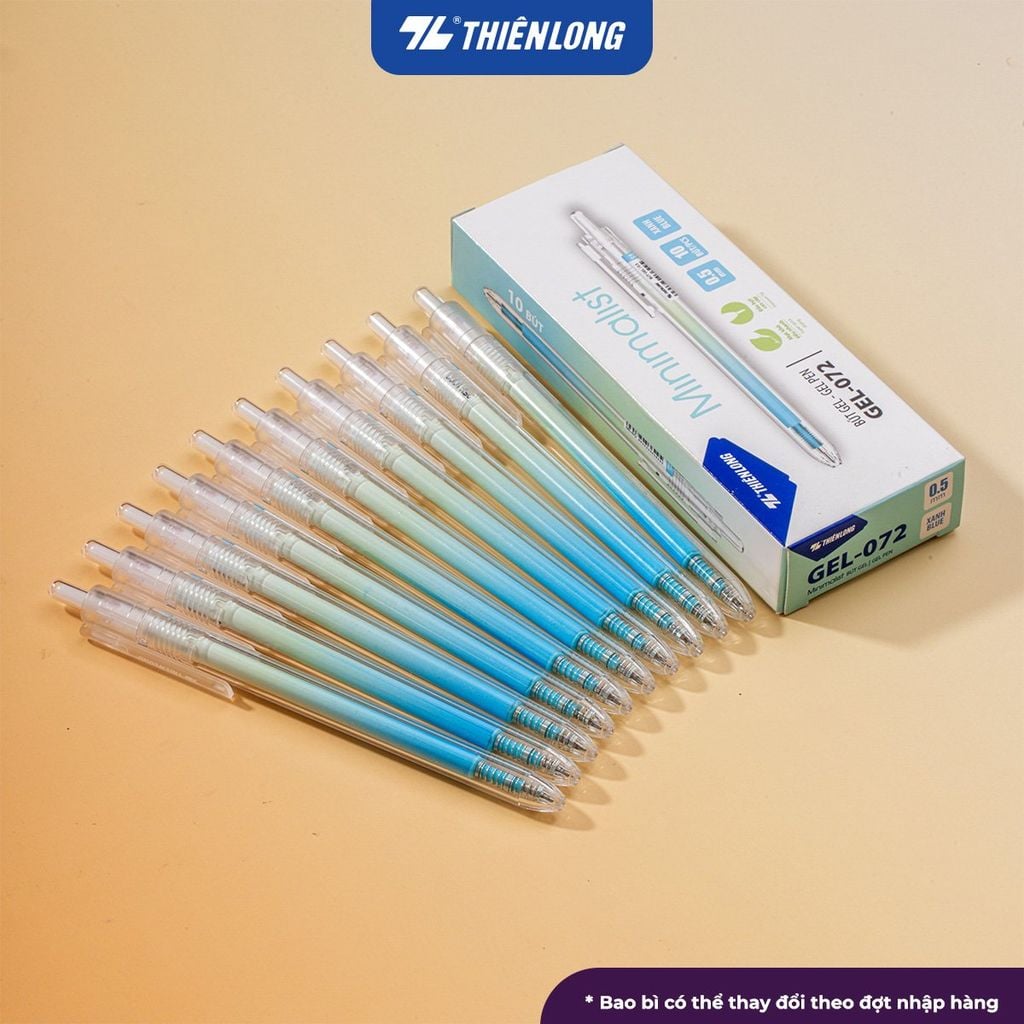 Combo 10 Bút gel Minimalist Thiên Long Gel-072