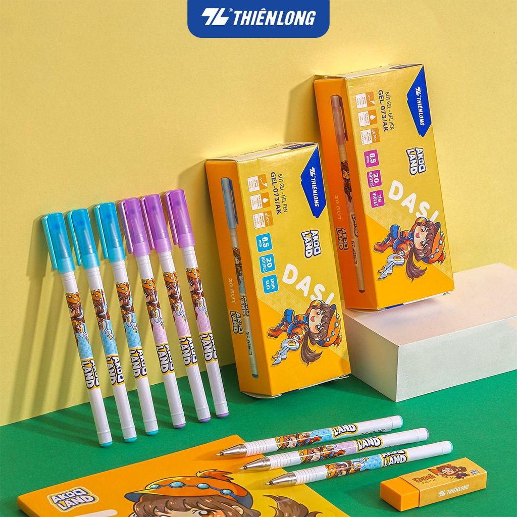 Bút gel Akooland Dasi Thiên Long GEL-073/AK - Mực khô siêu nhanh